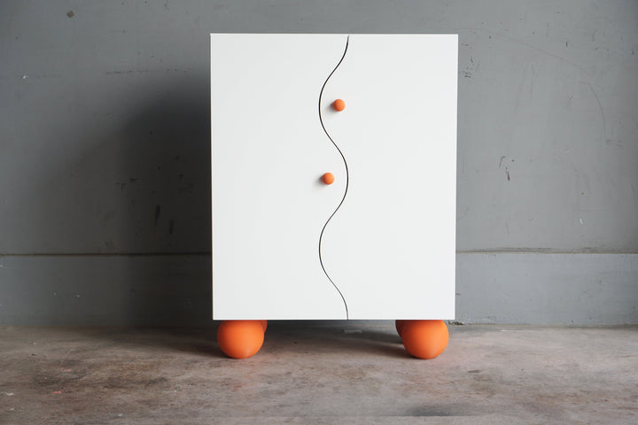 wave door cabinet