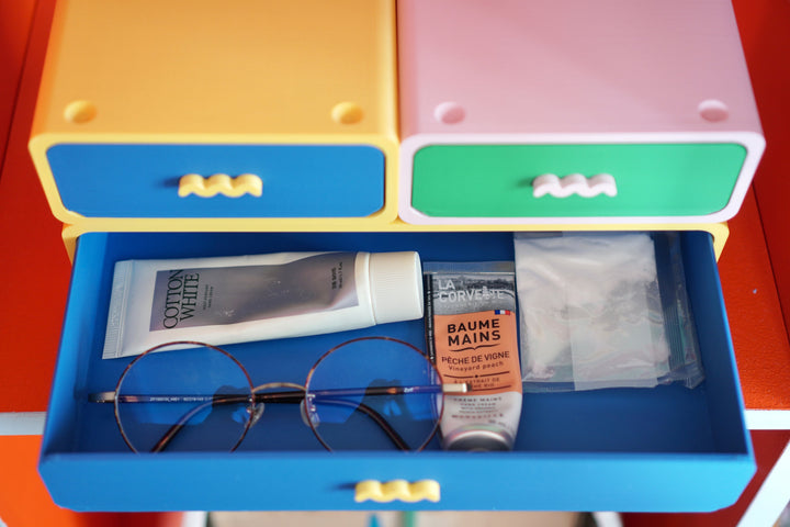wave knob tabletop shelf