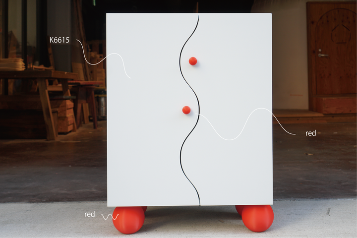 wave door cabinet
