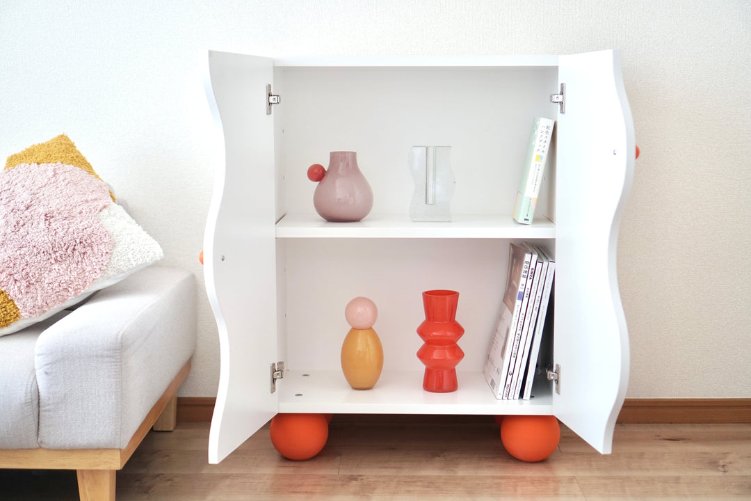 wave door cabinet