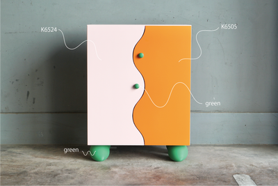 wave door cabinet