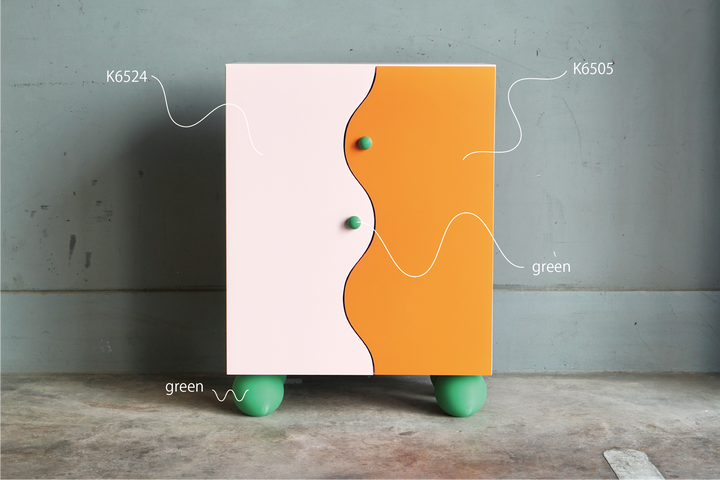 wave door cabinet