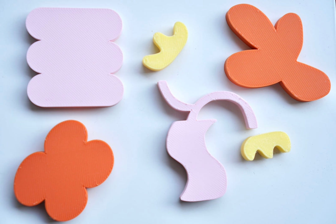 magnet set "flowers"