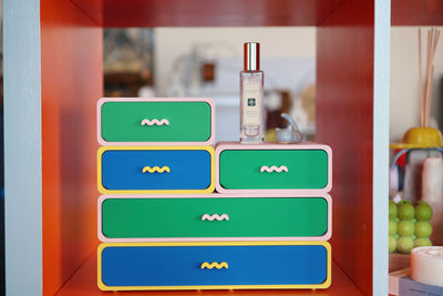 wave knob tabletop shelf