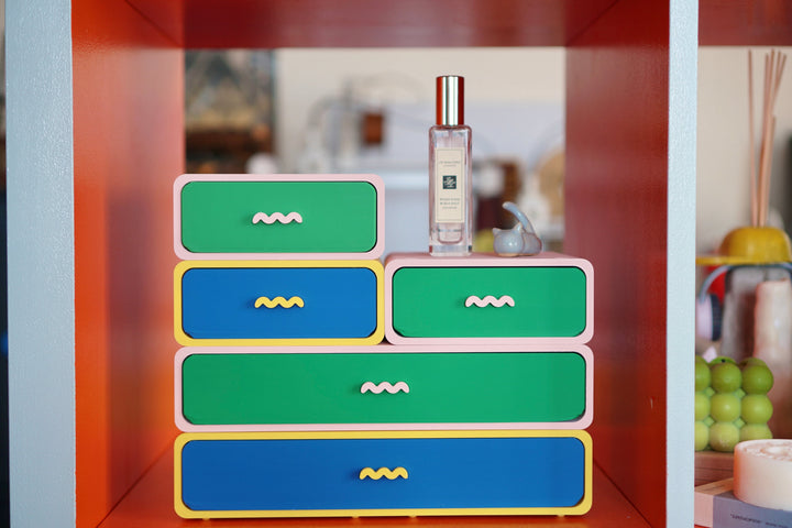 wave knob tabletop shelf