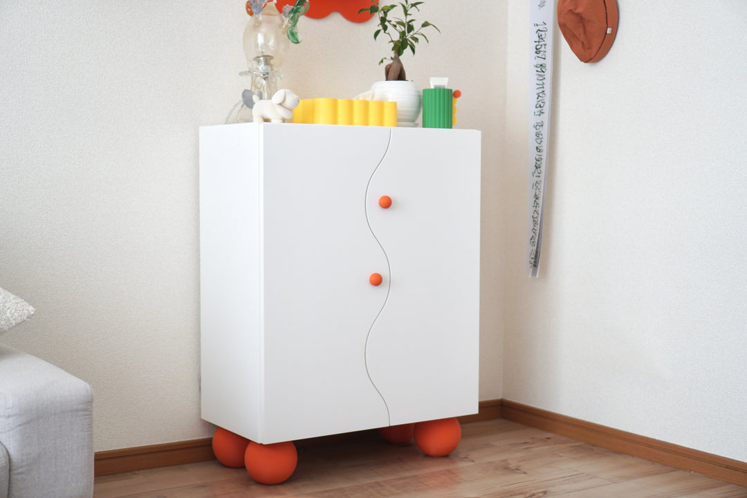 wave door cabinet
