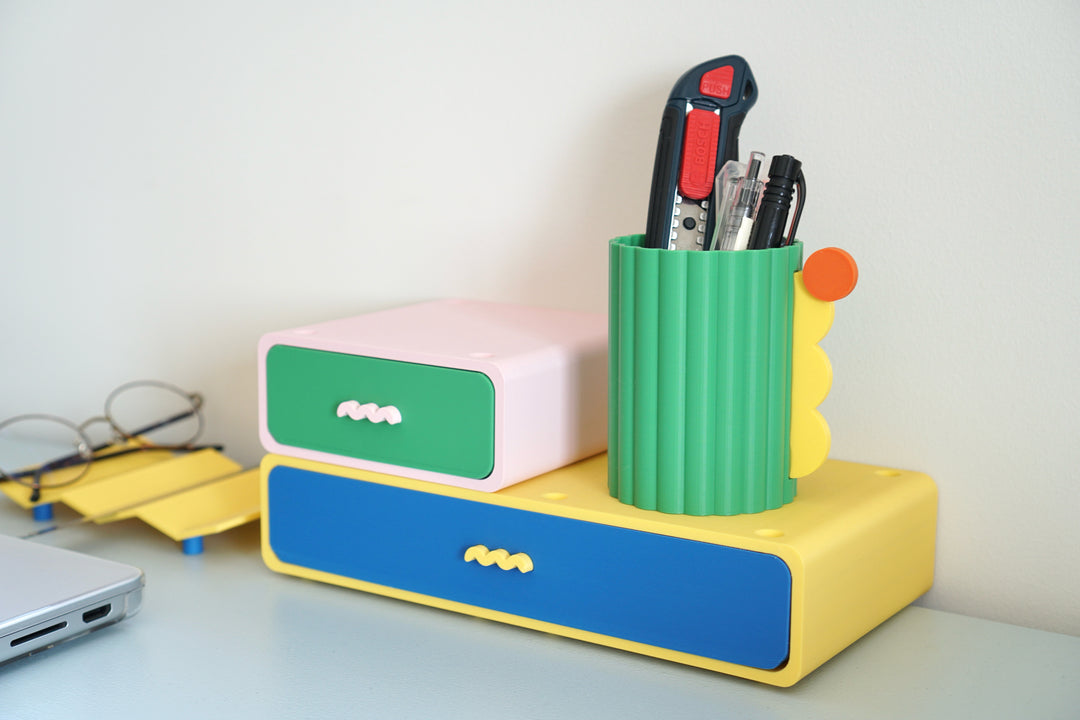 wave knob tabletop shelf
